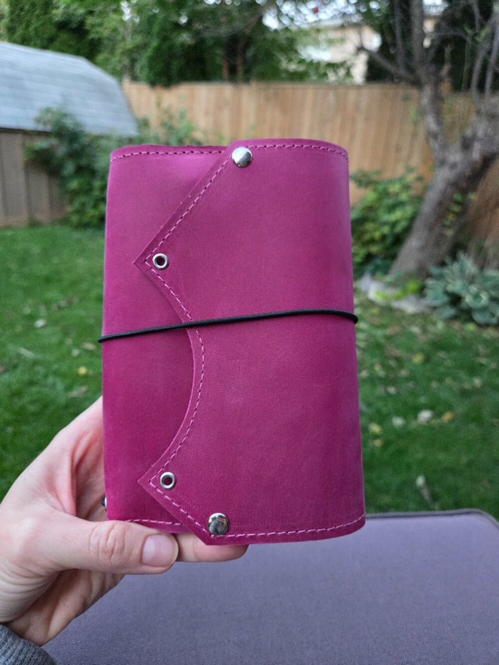Asperaria A6 Leather Journal Cover with two Muji inserts